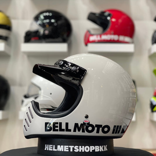 BELL MOTO-3 CLASSIC GLOSS WHITE