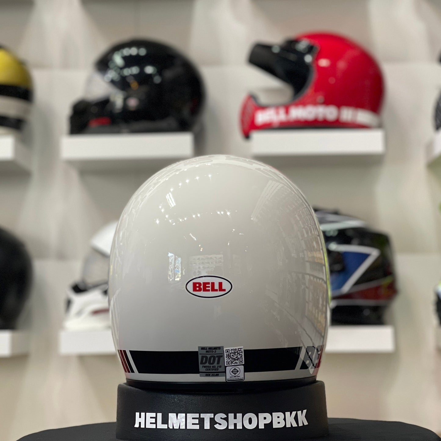 BELL MOTO-3 CLASSIC GLOSS WHITE