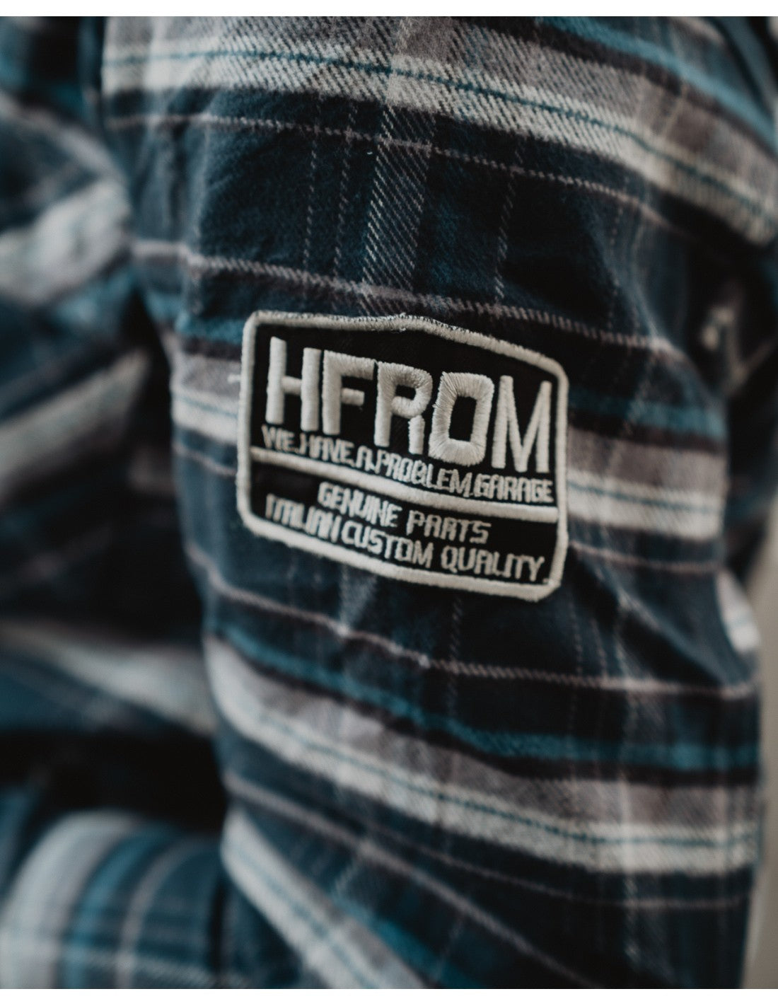 เสื้อแจ็คเก็ต HOLYFREEDOM LUMBERJACK NAVY JACKET