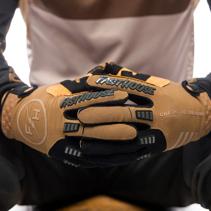 ถุงมือไบท์เกอร์ FASTHOUSE OFF ROAD MATOX GLOVE TEAK BLACK