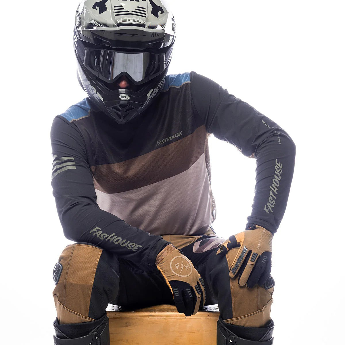 เสื้อแขนยาว FASTHOUSE OFF ROAD MATOX JERSEY MOSS BLACK