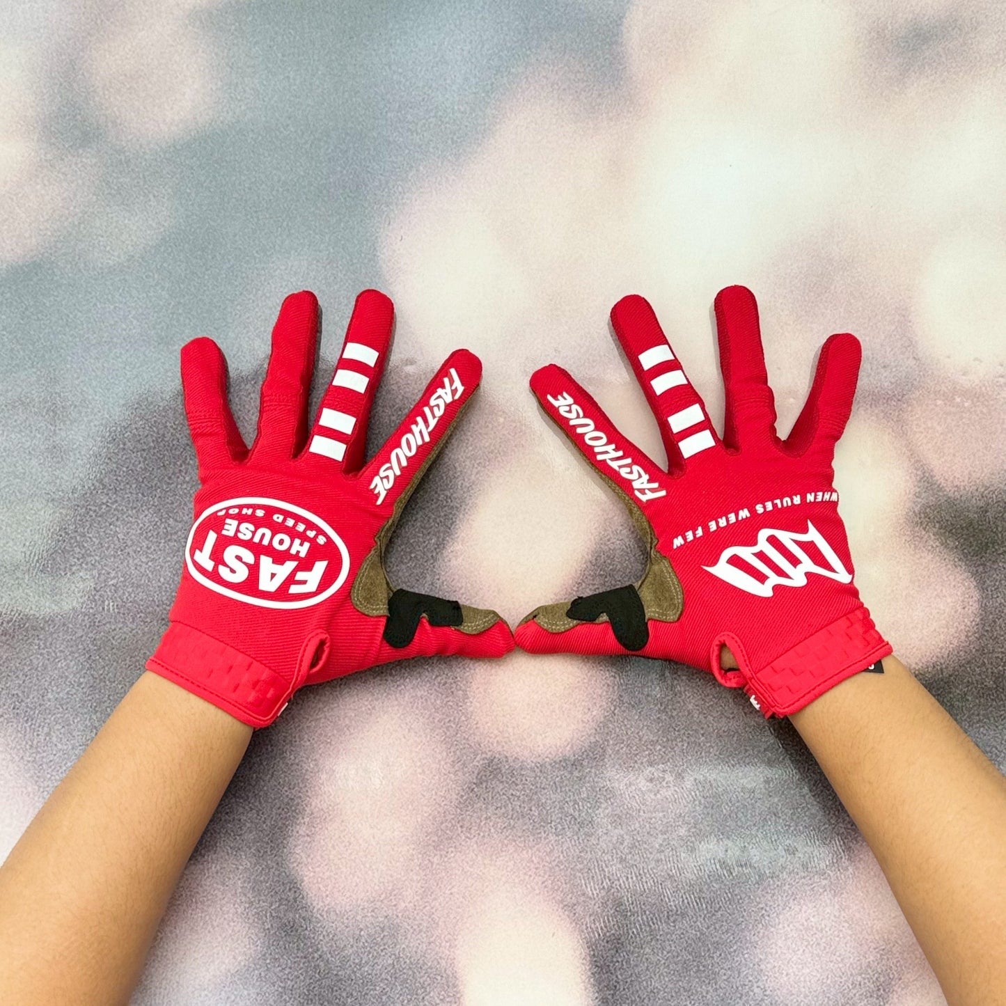 ถุงมือไบท์เกอร์ FASTHOUSE SPEED STYLE RAMBLE GLOVE RED