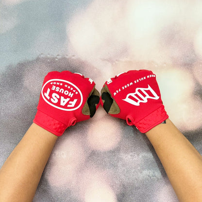 ถุงมือไบท์เกอร์ FASTHOUSE SPEED STYLE RAMBLE GLOVE RED