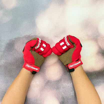 ถุงมือไบท์เกอร์ FASTHOUSE SPEED STYLE RAMBLE GLOVE RED