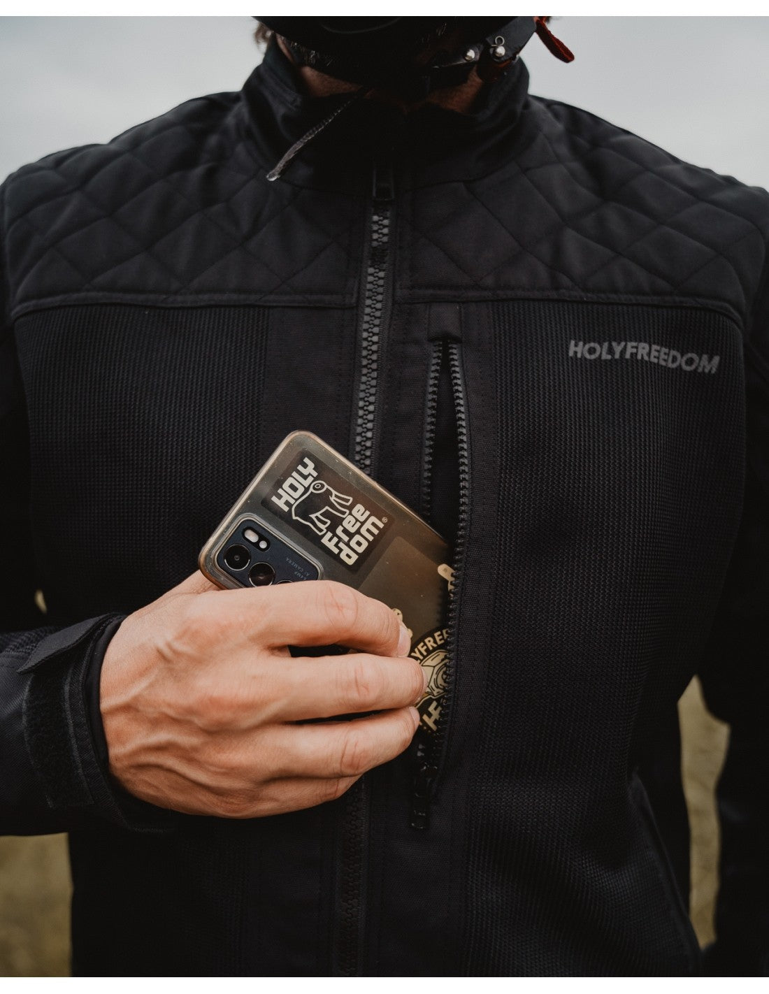 เสื้อแจ็คเก็ต HOLYFREEDOM RETE NERA JACKET