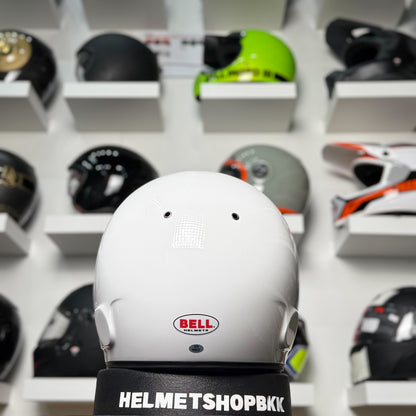 หมวกรถยนต์โกคาร์ท BELL RS7-K PRO WHITE HOMOLOGATION FIA 8878-2024 SNELL K2025