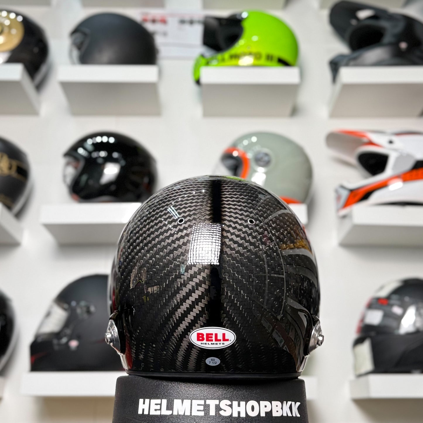 หมวกรถยนต์ BELL RS7 ULTRA - CARBON (HANS) HOMOLOGATION FIA 8859-2024, SNELL SA2025