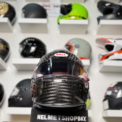 หมวกรถยนต์ BELL RS7 ULTRA - CARBON (HANS) DUCK BILL HOMOLOGATION FIA 8859-2024, SNELL SA2025