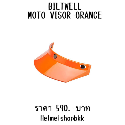 BILTWELL MOTO VISOR ORANGE