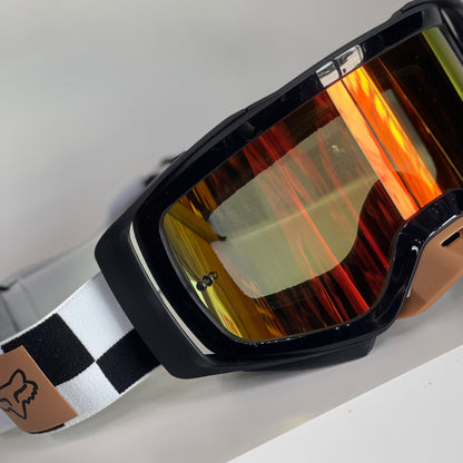 แว่นกันลม FOX AIRSPACE DRIVE BLACK WHITE