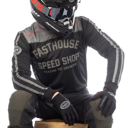 เสื้อแขนยาว FASTHOUSE SANGUARO PETROL LS JERSEY BLACK GRAY