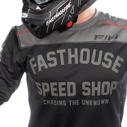 เสื้อแขนยาว FASTHOUSE SANGUARO PETROL LS JERSEY BLACK GRAY