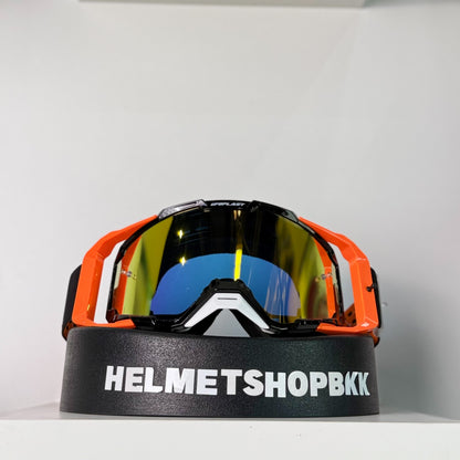 แว่นกันลม UFO CORE 2.0 BLACK AND NEON ORANGE