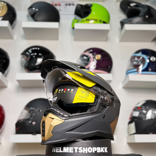 UFO COSMOS TOURER CROSSOVER HELMET DARK GREY BRONZE