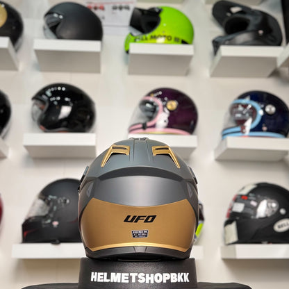 UFO COSMOS TOURER CROSSOVER HELMET DARK GREY BRONZE
