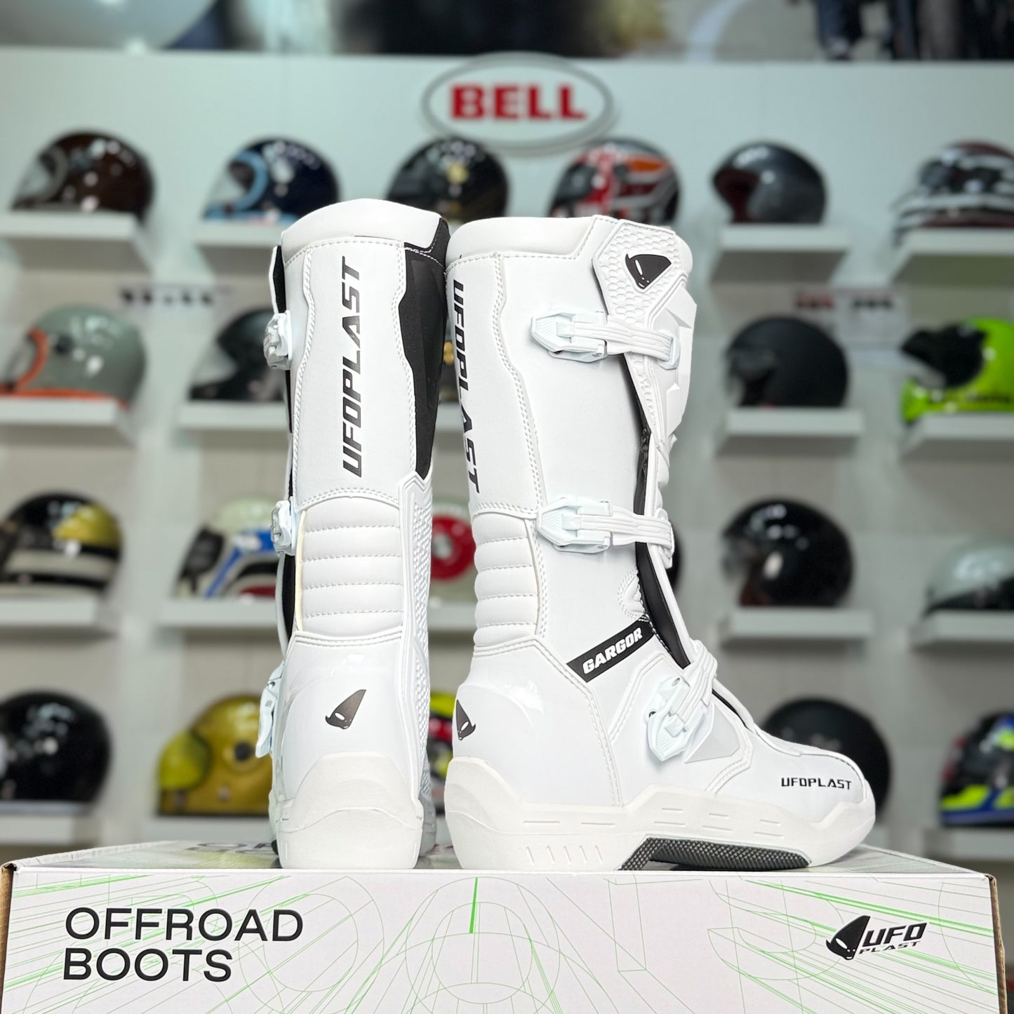 รองเท้าบูท UFO MOTOCROSS GARGOR BOOTS WHITE