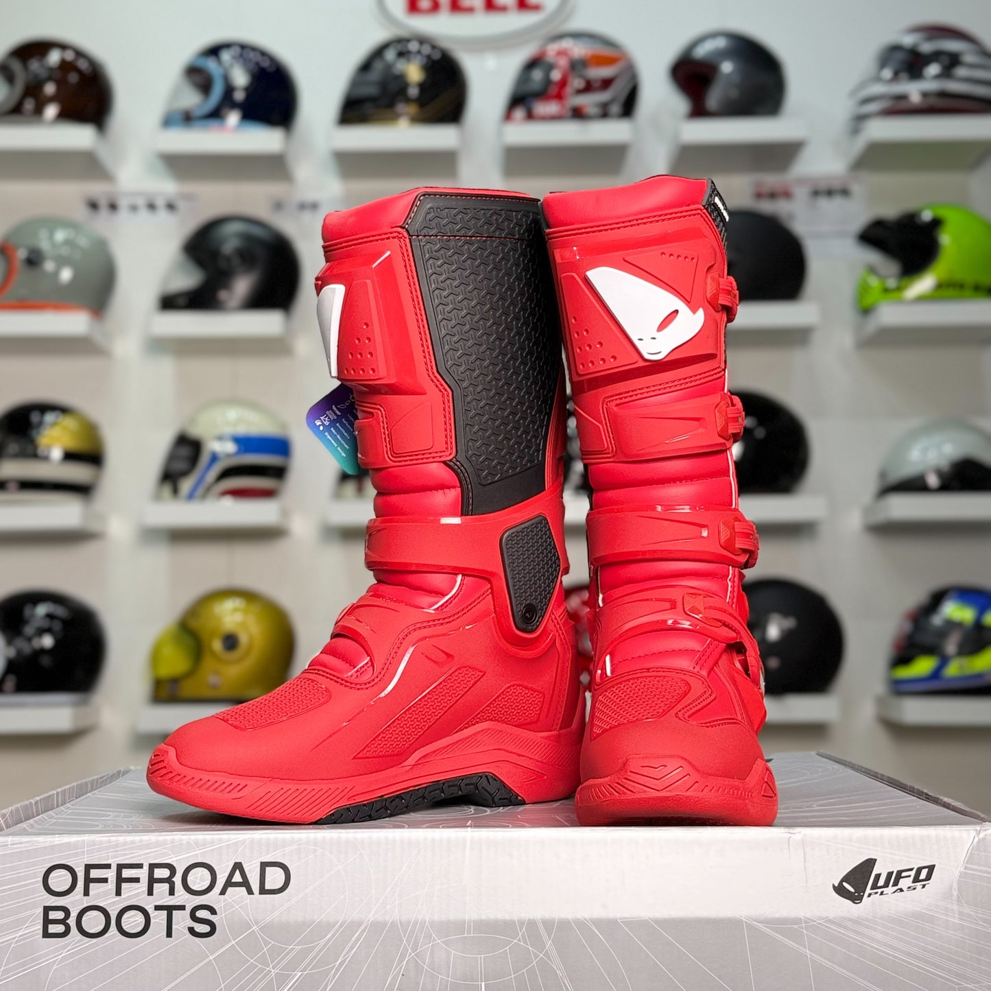 รองเท้าบูท UFO MOTOCROSS XANDER BOOTS RED
