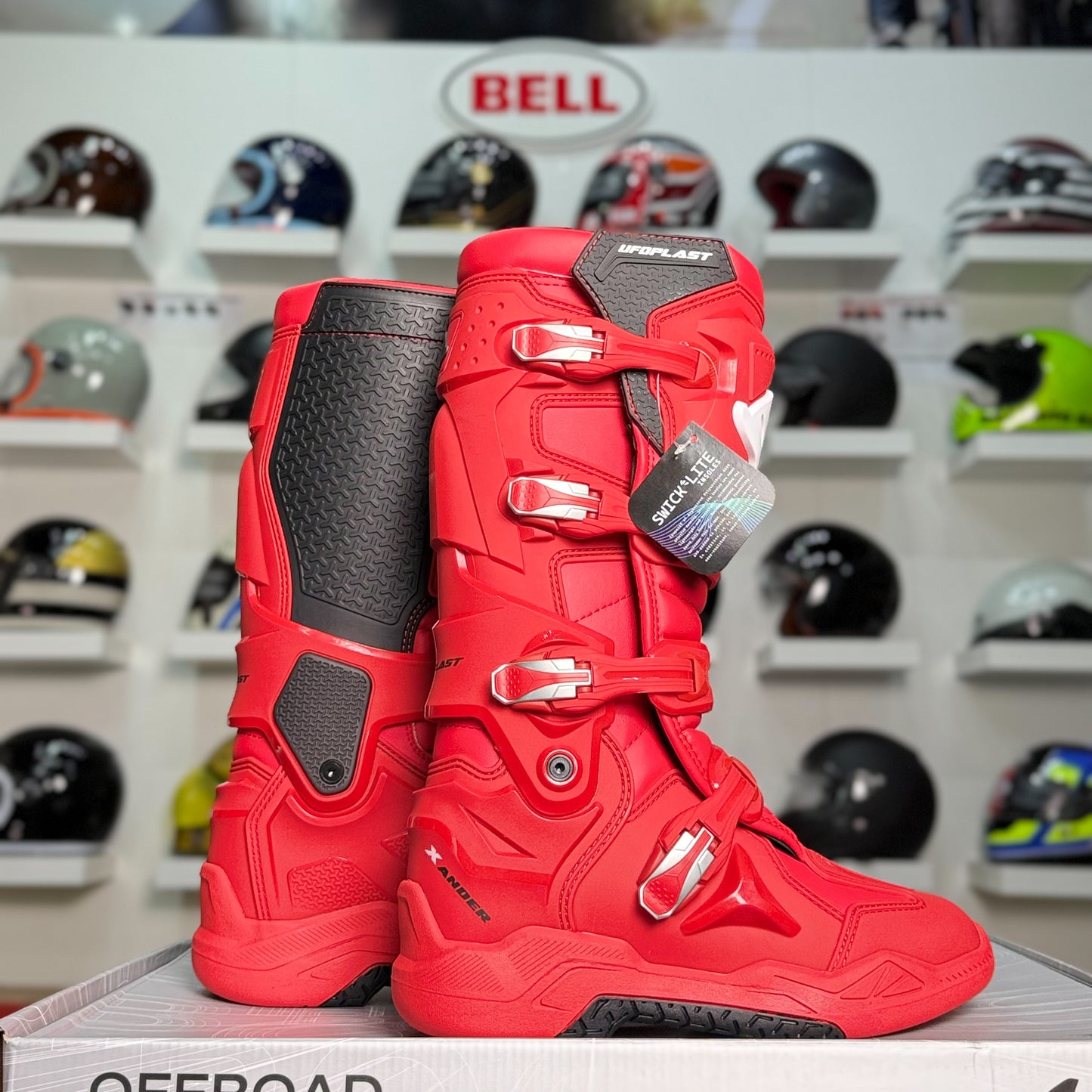 รองเท้าบูท UFO MOTOCROSS XANDER BOOTS RED