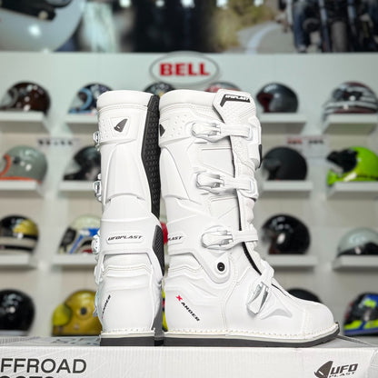 รองเท้าบูท UFO MOTOCROSS XANDER EXTREME BOOTS WHITE