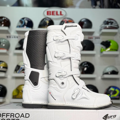 รองเท้าบูท UFO MOTOCROSS XANDER EXTREME BOOTS WHITE
