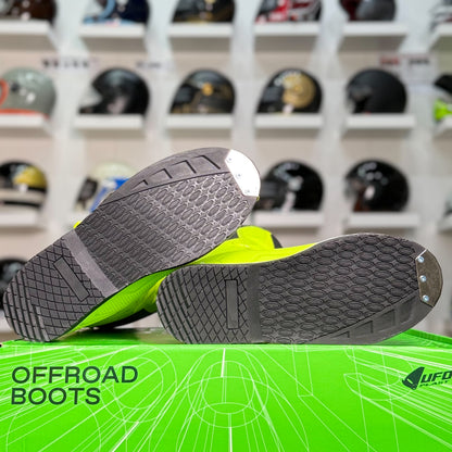รองเท้าบูทเด็ก UFO MOTOGROSS TYPHOON BOOTS FOR KIDS NEON YELLOW