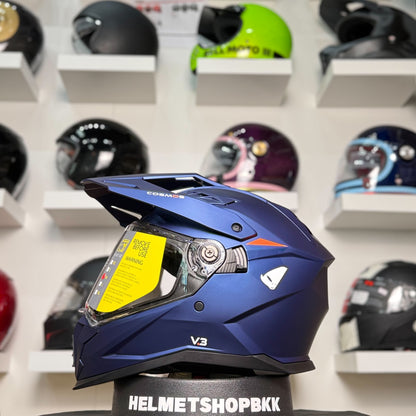 UFO COSMOS TOURER CROSSOVER HELMET BLUE AND RED