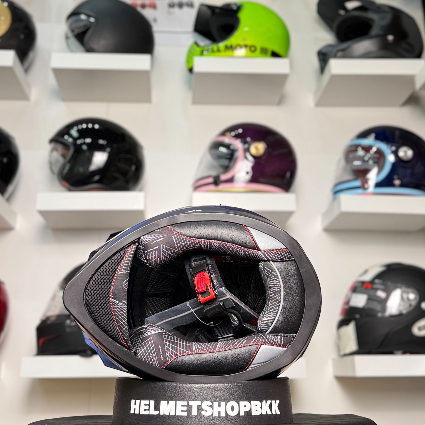 UFO COSMOS TOURER CROSSOVER HELMET BLUE AND RED