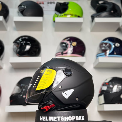UFO NIXIE DEMIJET HELMET BLACK