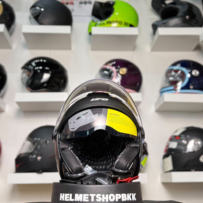 UFO NIXIE DEMIJET HELMET BLACK