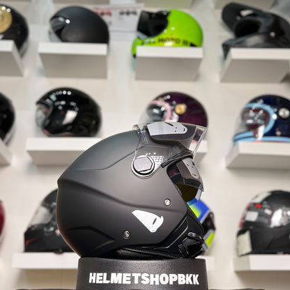UFO NIXIE DEMIJET HELMET BLACK