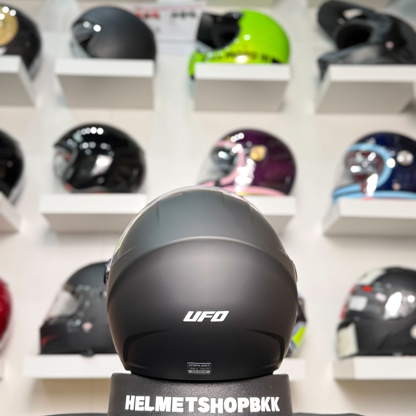 UFO NIXIE DEMIJET HELMET BLACK