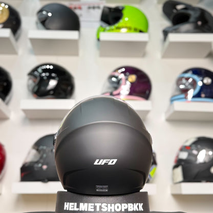 UFO NIXIE DEMIJET HELMET BLACK