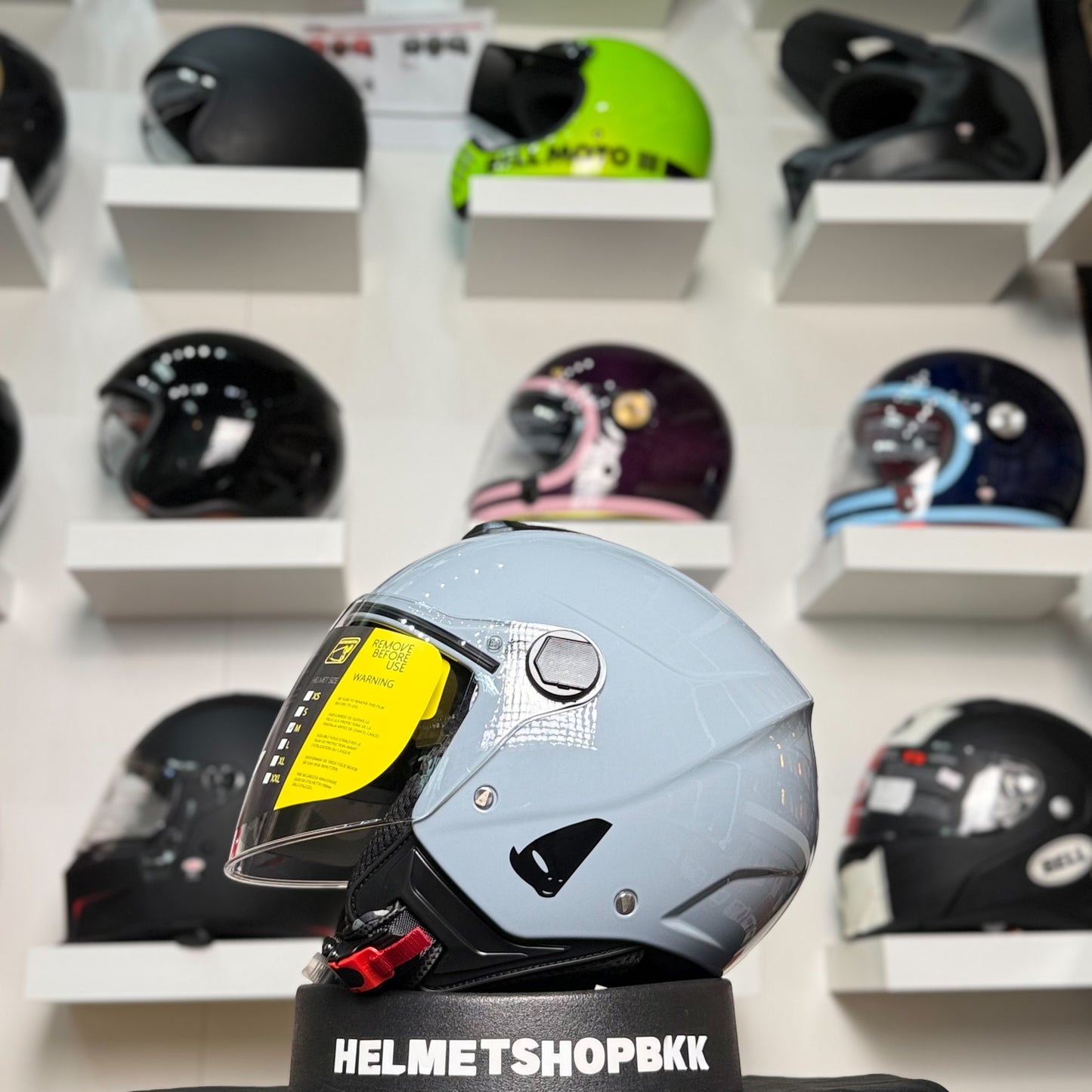 UFO NIXIE DEMIJET HELMET GRAY