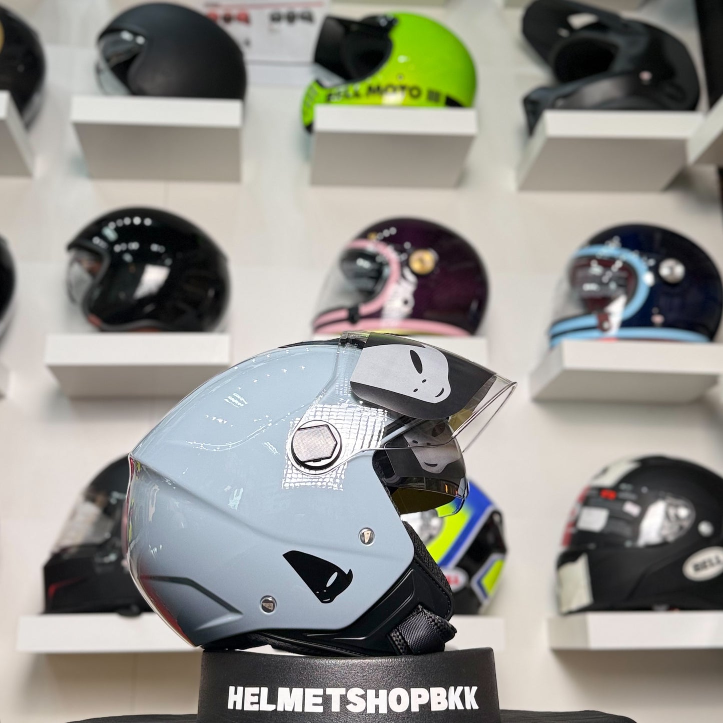 UFO NIXIE DEMIJET HELMET GRAY