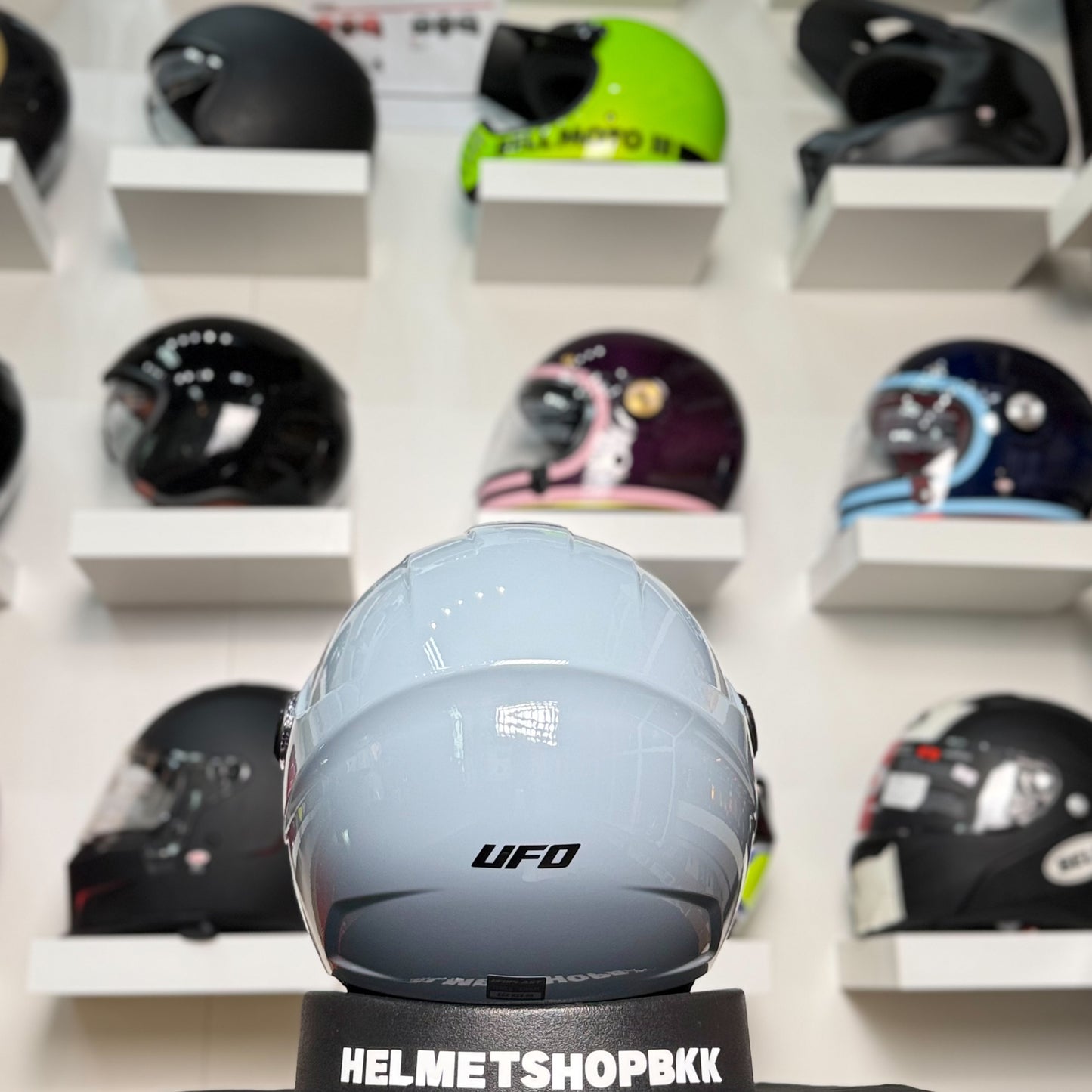 UFO NIXIE DEMIJET HELMET GRAY
