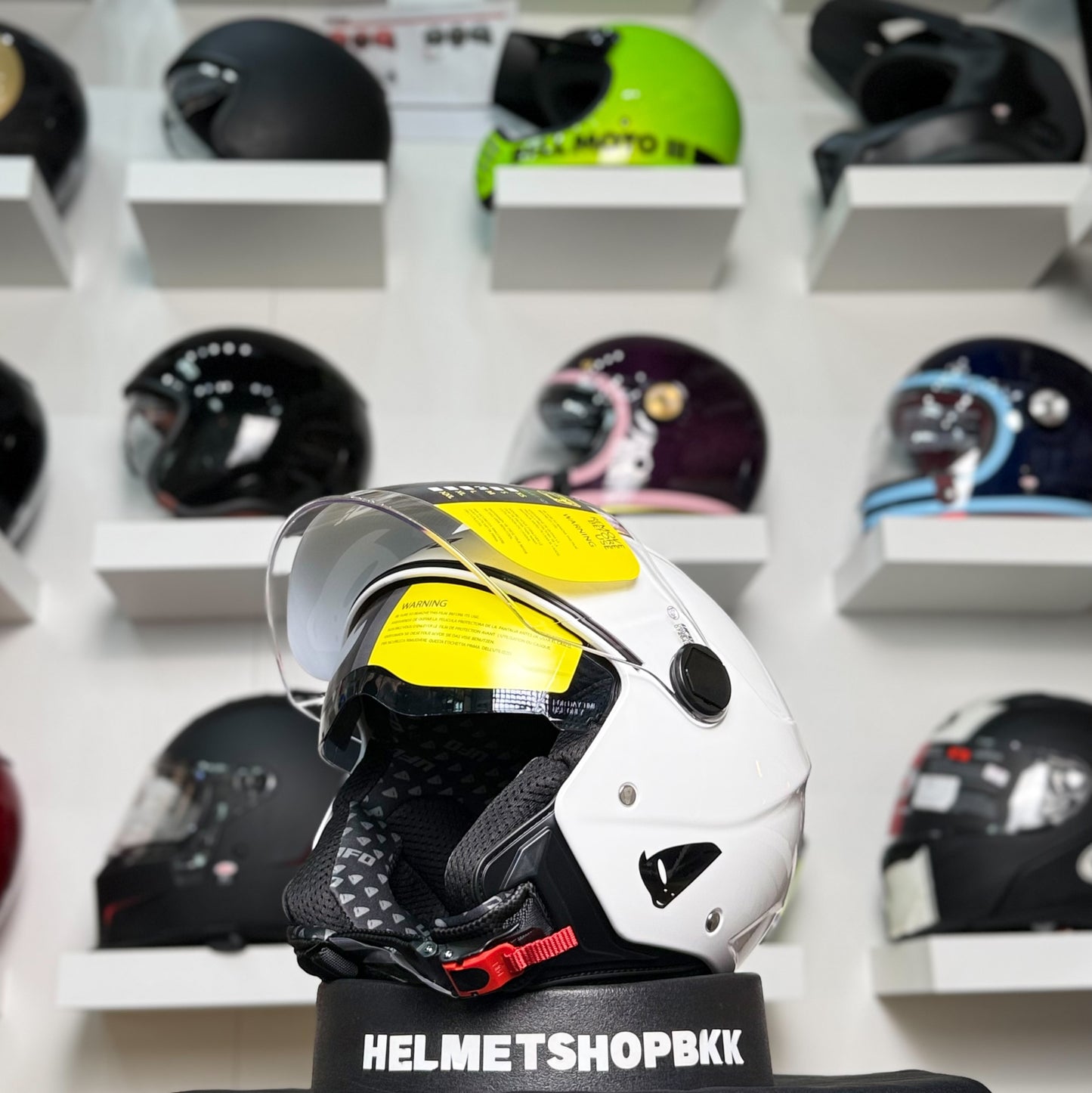 UFO NIXIE DEMIJET HELMET WHITE
