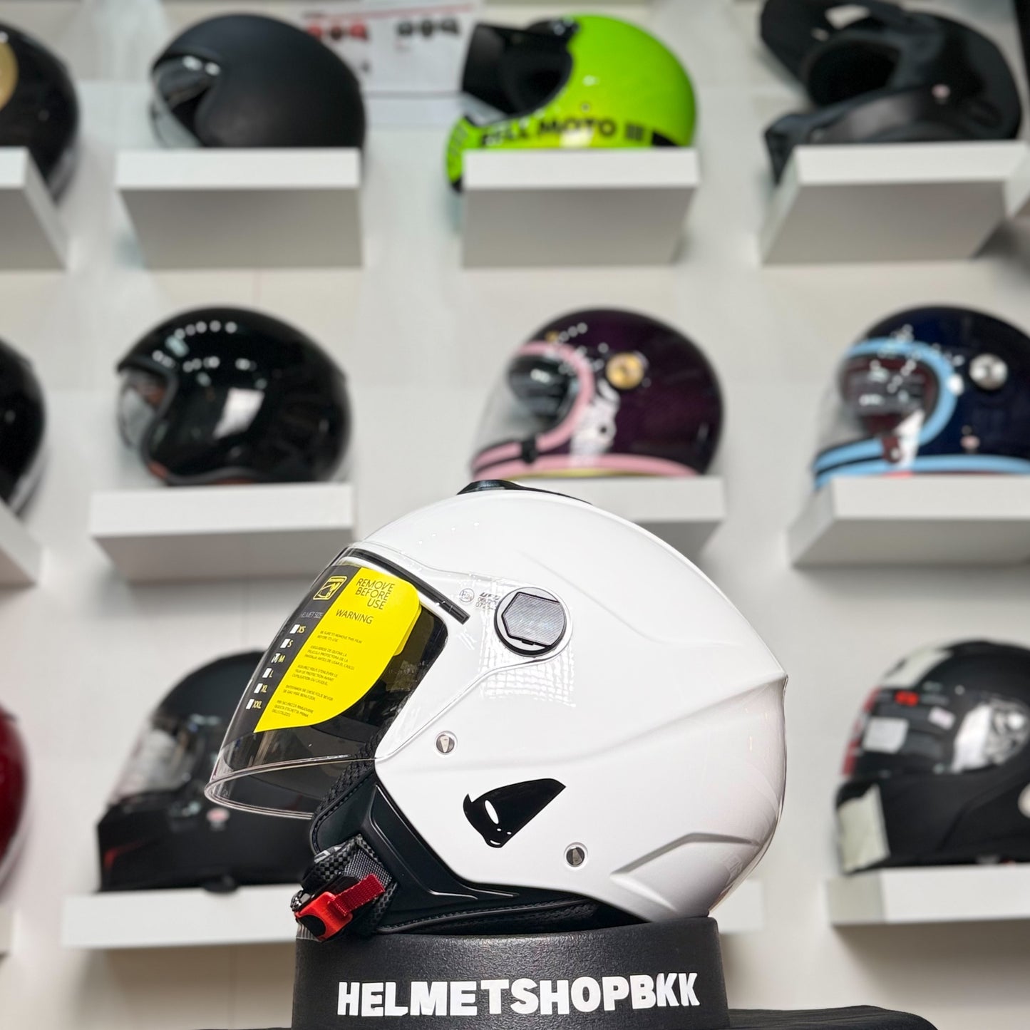 UFO NIXIE DEMIJET HELMET WHITE