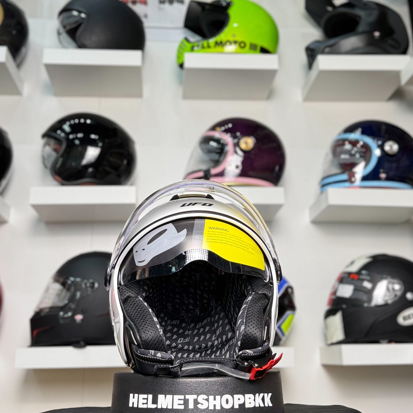 UFO NIXIE DEMIJET HELMET WHITE