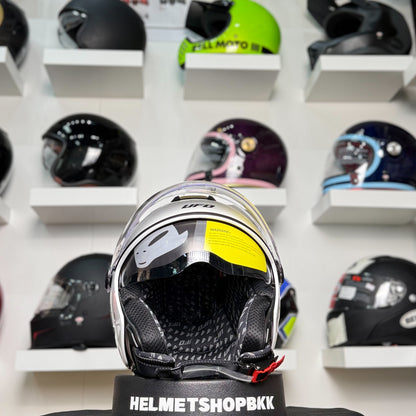 UFO NIXIE DEMIJET HELMET WHITE