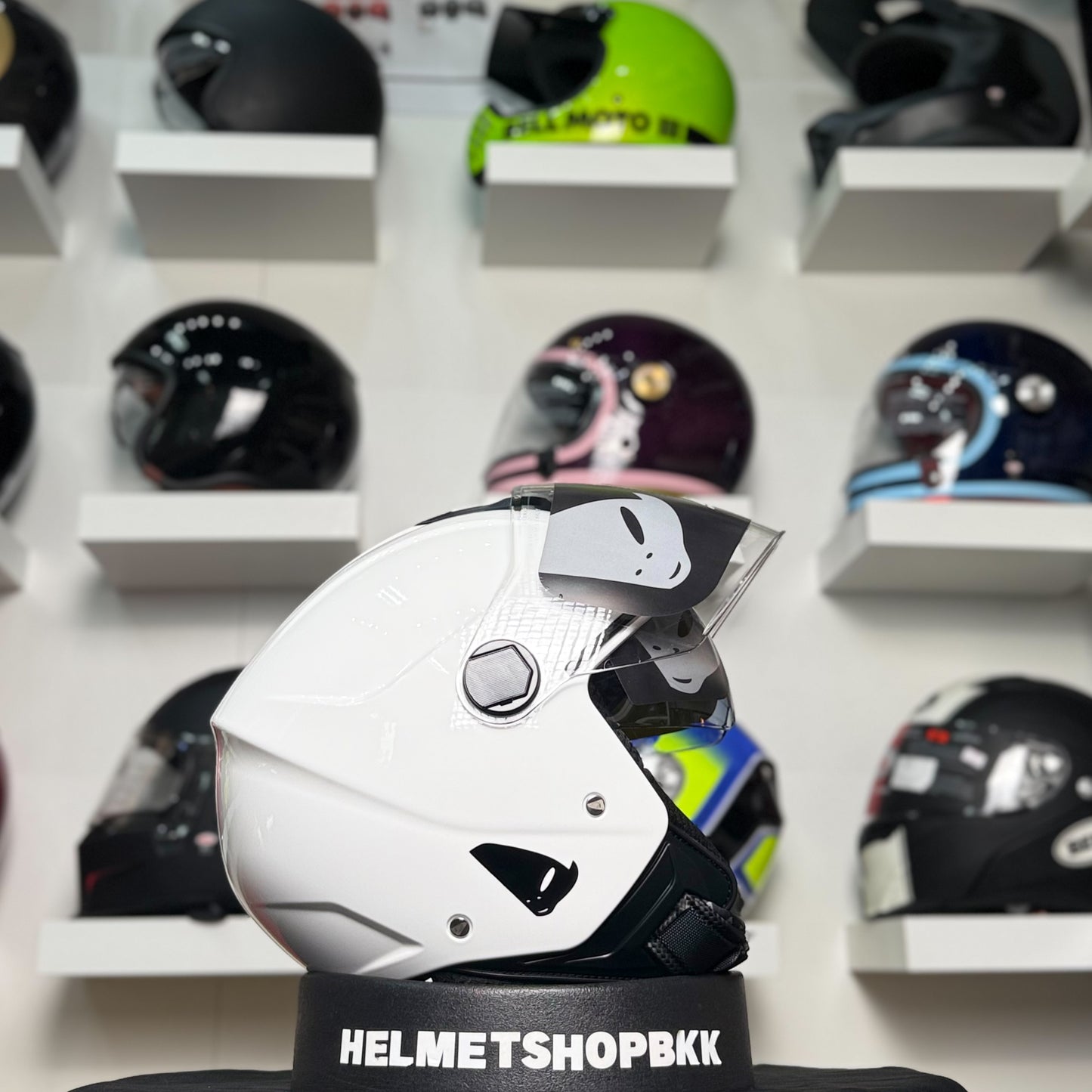UFO NIXIE DEMIJET HELMET WHITE