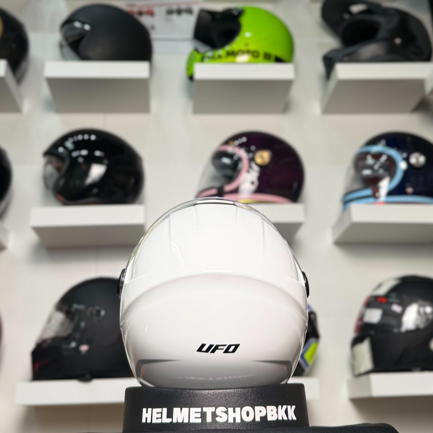 UFO NIXIE DEMIJET HELMET WHITE