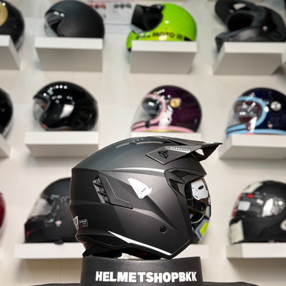UFO SHERATAN CROSS JET HELMET  BLACK