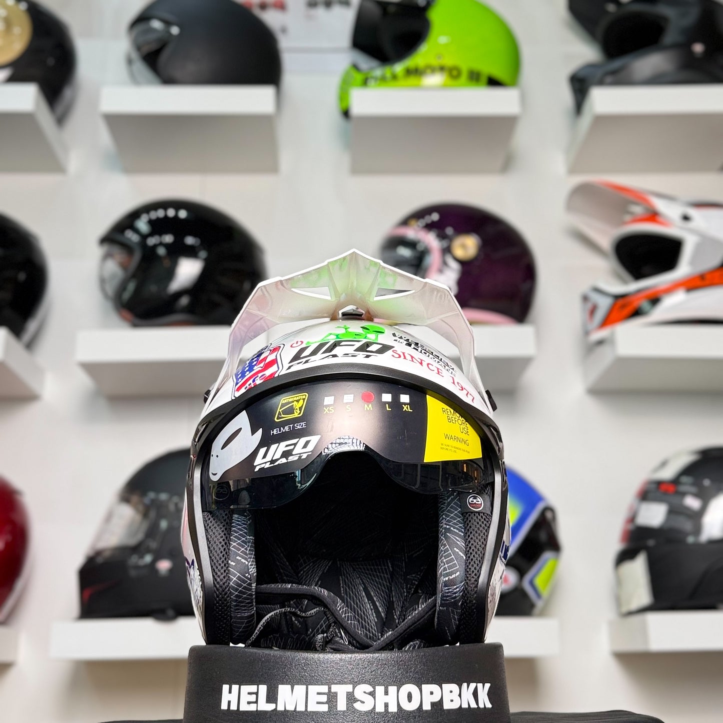 UFO SHERATAN CROSS JET HELMET WHITE