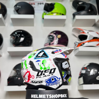 UFO SHERATAN CROSS JET HELMET WHITE