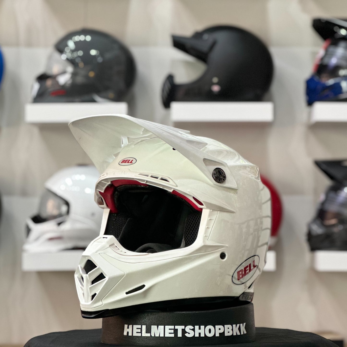 BELL MOTO-9S FLEX GLOSS WHITE