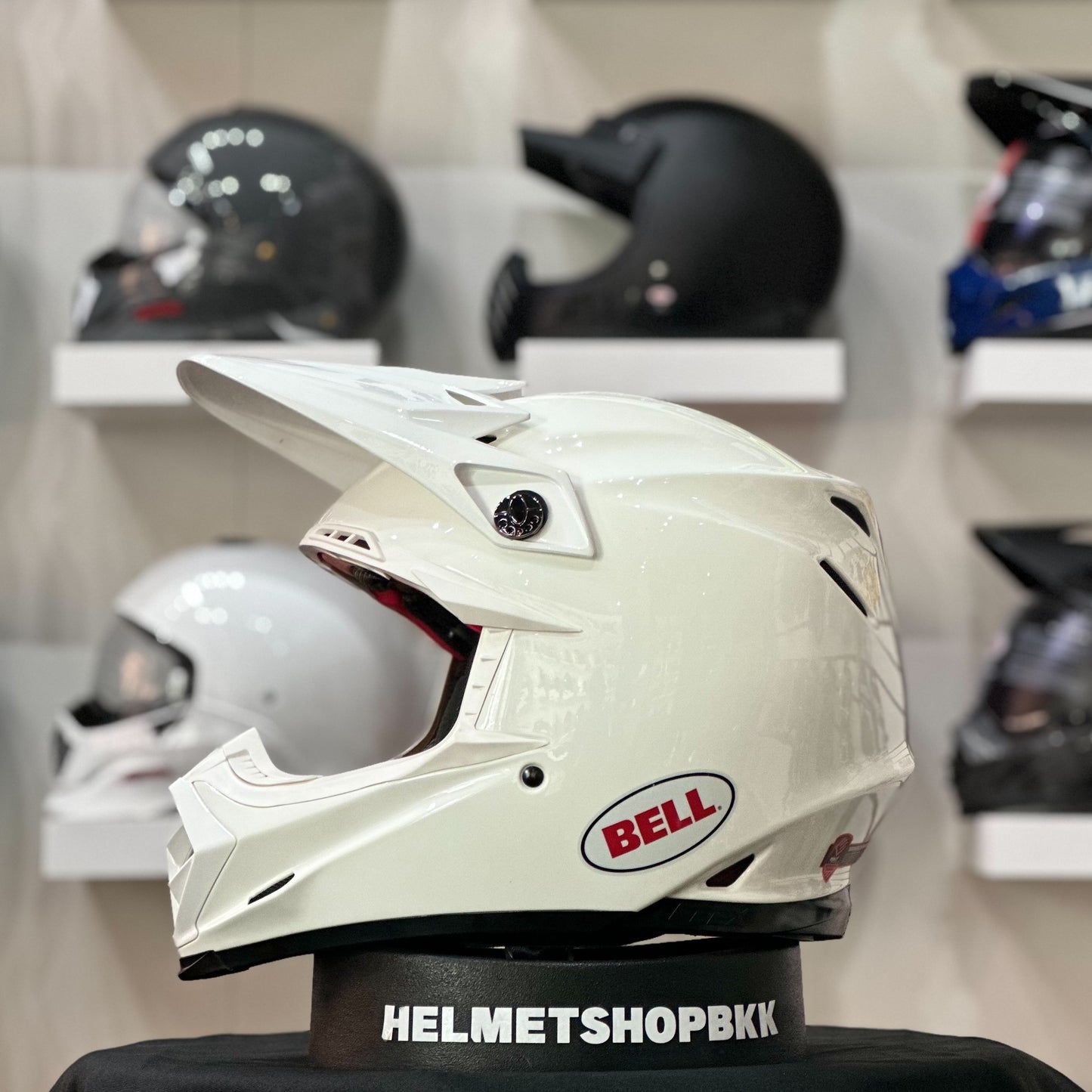 BELL MOTO-9S FLEX GLOSS WHITE