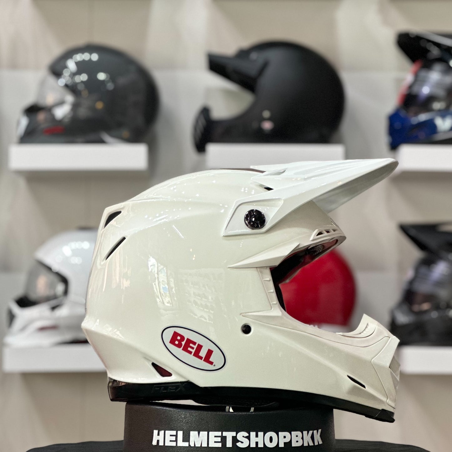 BELL MOTO-9S FLEX GLOSS WHITE