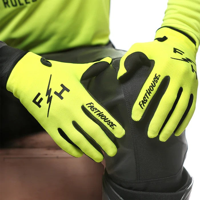 ถุงมือไบท์เกอร์ FASTHOUSE CARBON ETERNAL GLOVE HIGH-VIZ