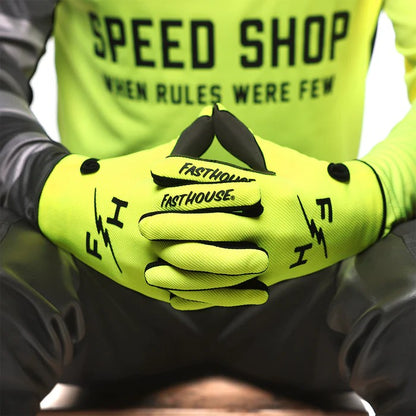 ถุงมือไบท์เกอร์ FASTHOUSE CARBON ETERNAL GLOVE HIGH-VIZ