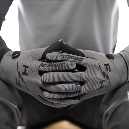 ถุงมือไบท์เกอร์ FASTHOUSE CARBON ETERNAL GLOVE GRAY